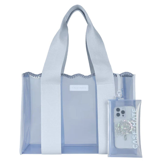 Casemate Carolina Blue Scalloped Jelly Tote