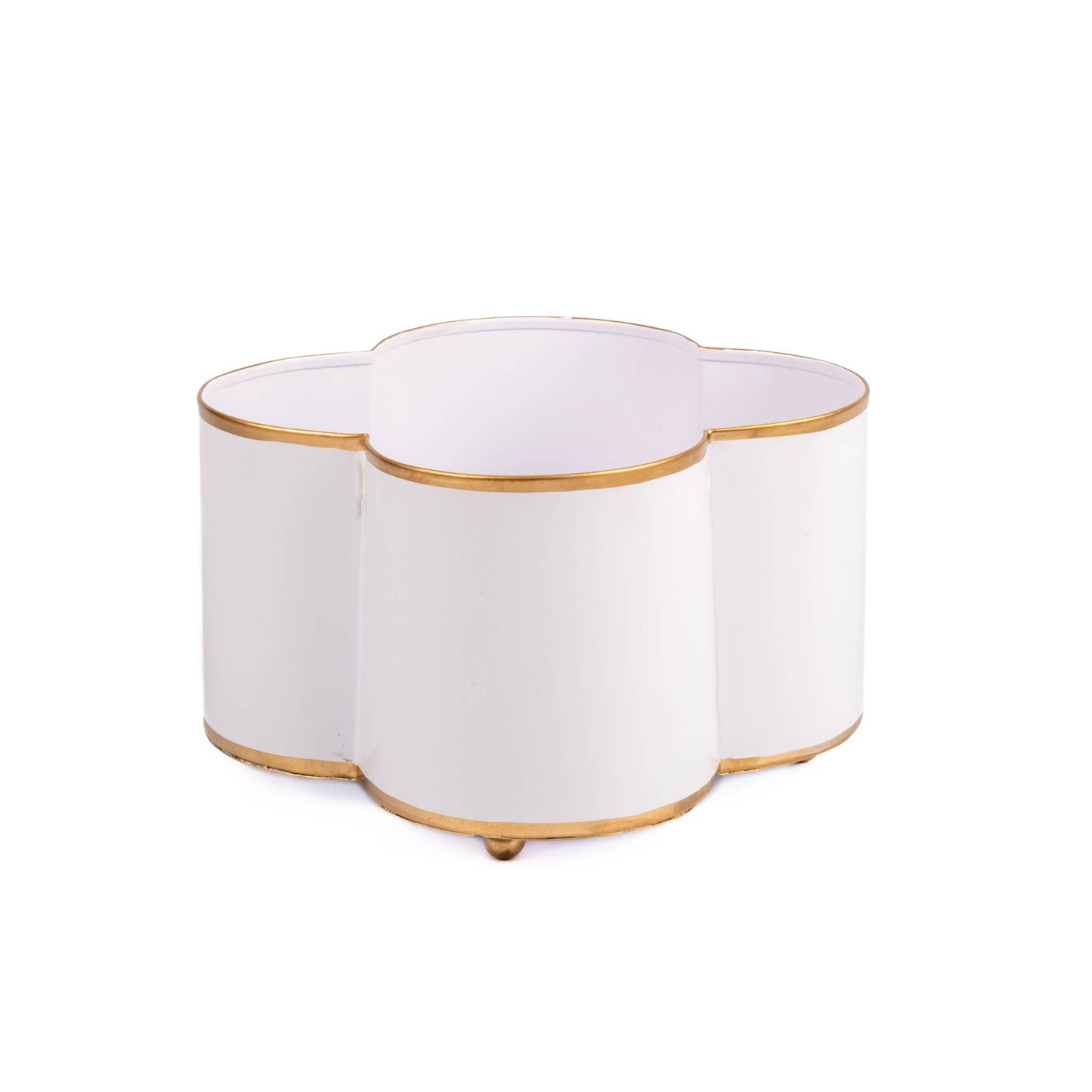 Mattie Quatrefoil Cachepot Planter