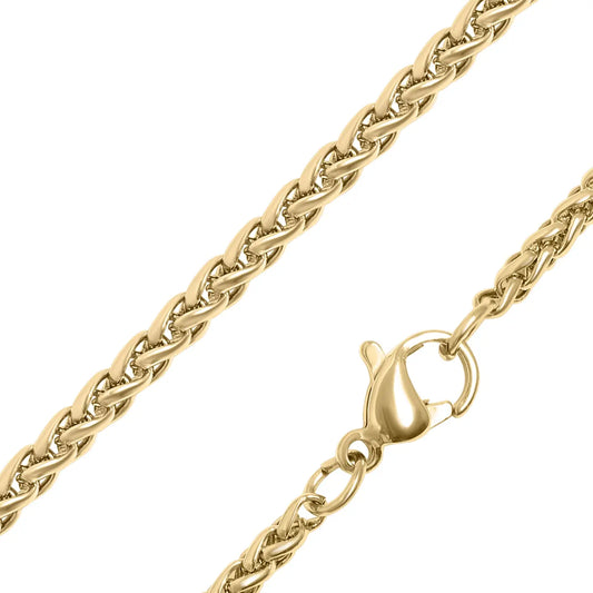 Cecilia Taylor 20" 18 K Gold Plated Wheat Chain Necklace