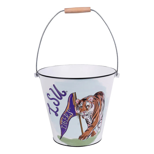 LSU Enamel Drink Bucket