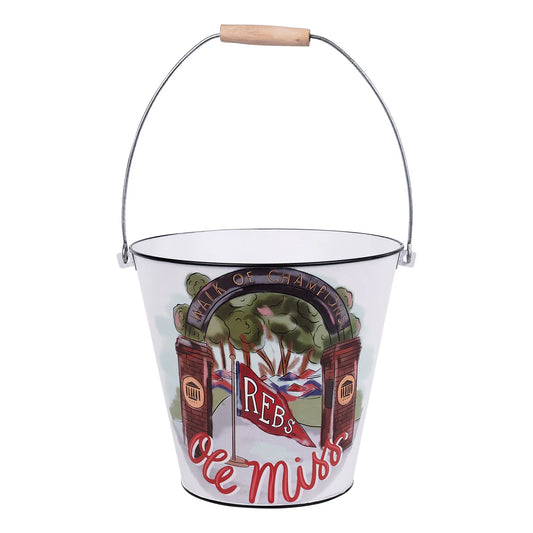 Ole Miss Enamel Drink Bucket