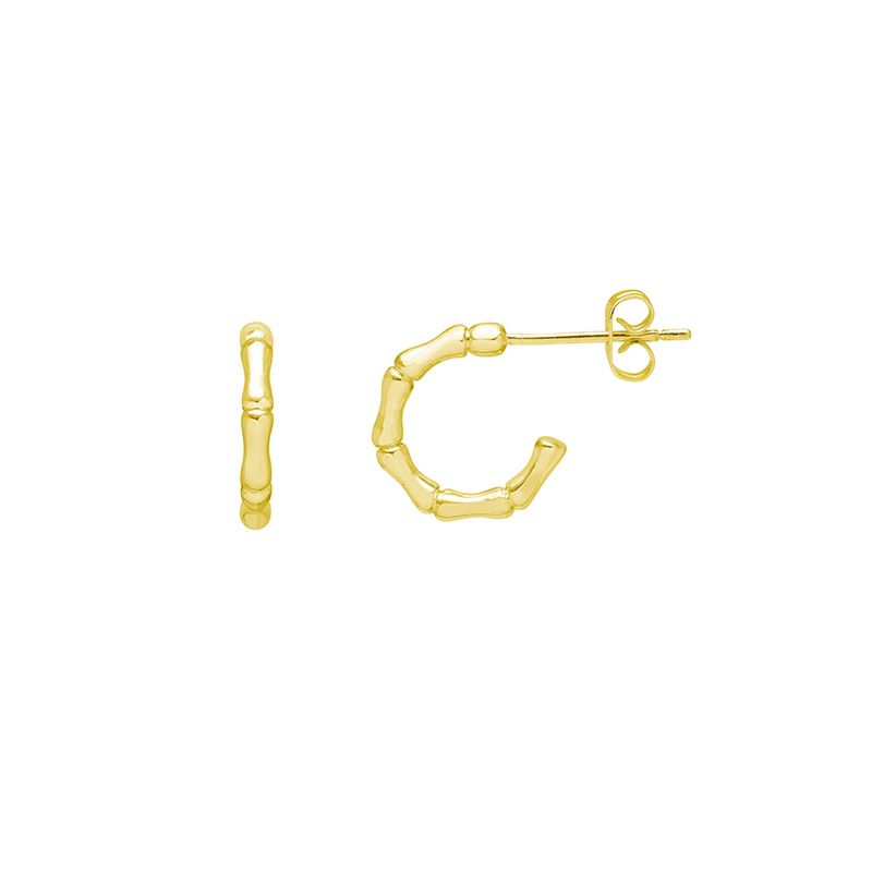 Estella Bartlett Small Bamboo Hoop Earrings