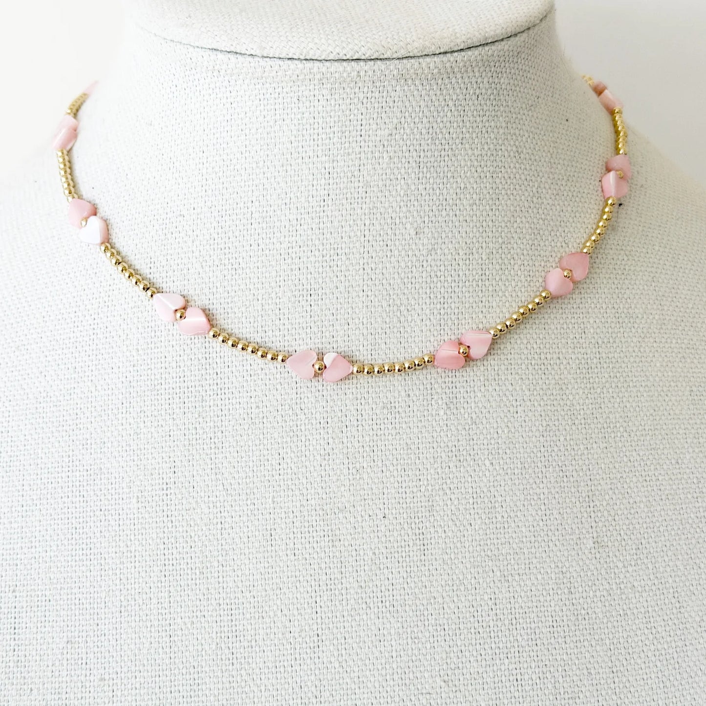 Jeny Baker Kissing Heart Necklaces