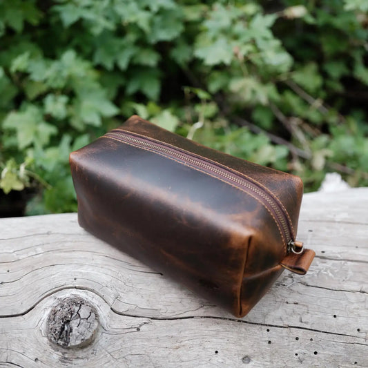 Leather Dopp Kit