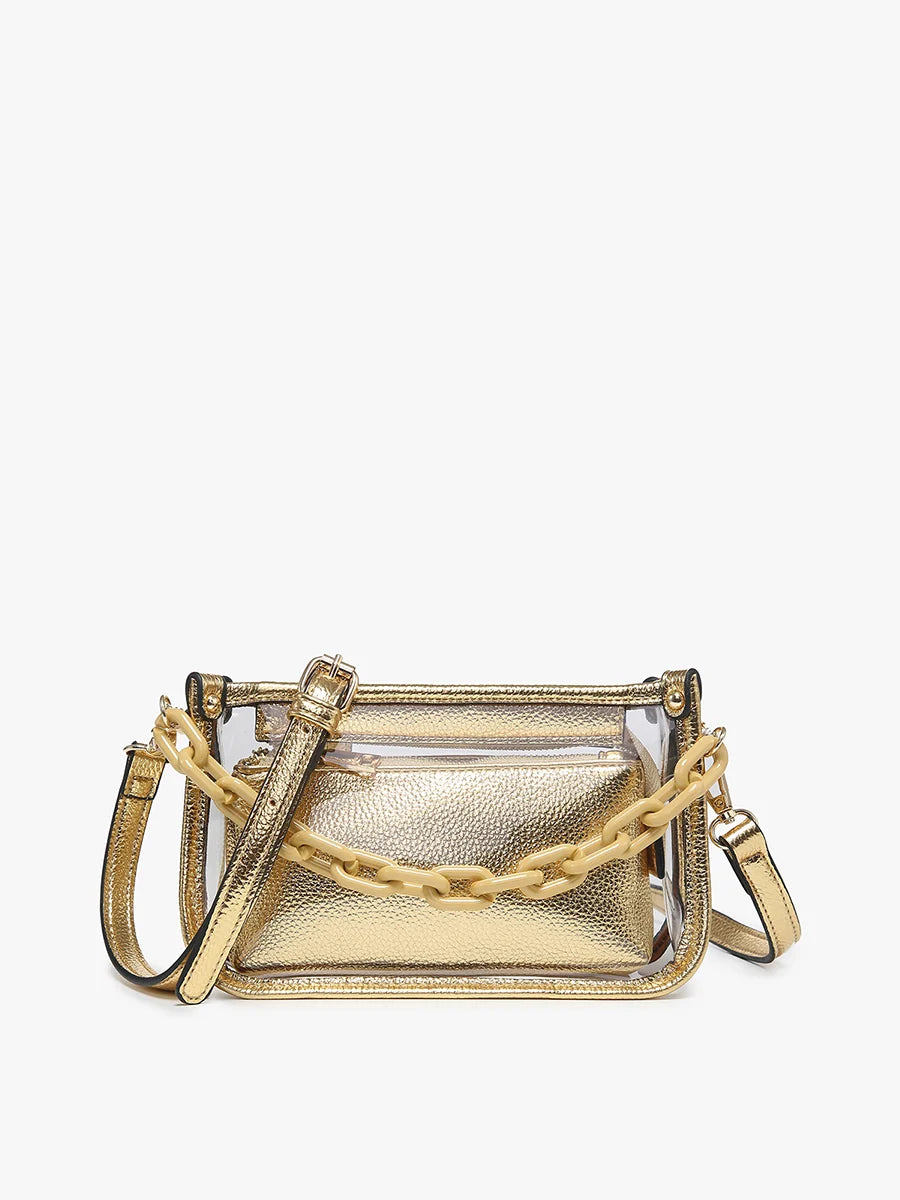 Jen & Co. Jessica Clear Crossbody Bag