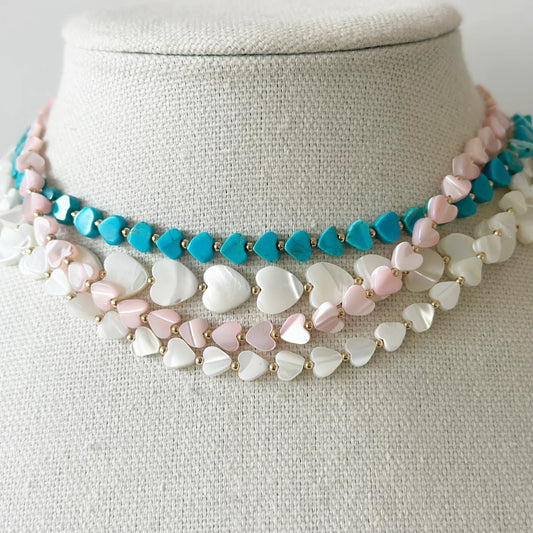 Jeny Baker Pippa Heart Necklaces