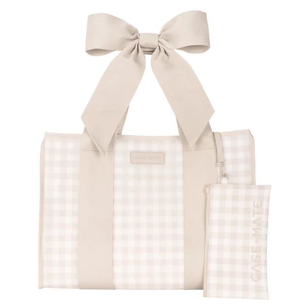 Casemate Latte Gingham Jelly Tote