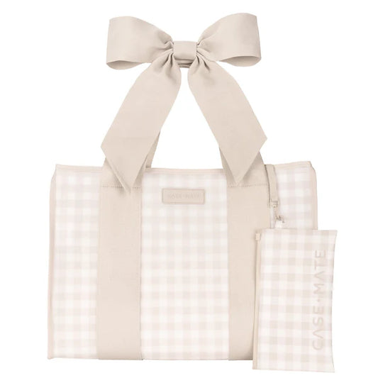 Casemate Latte Gingham Jelly Tote
