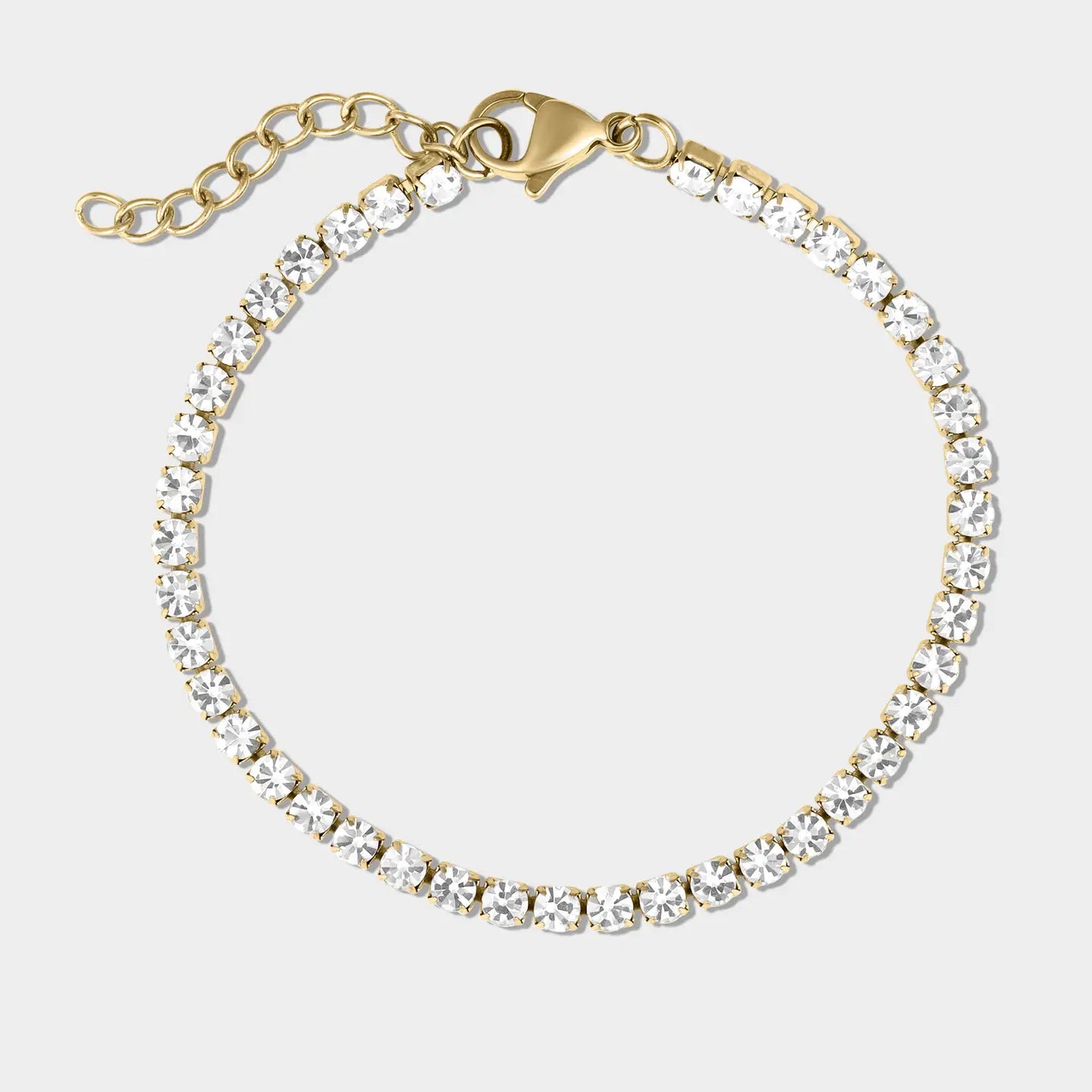 Cecilia Taylor 18K Gold Pvd Coated CZ Tennis Bracelet