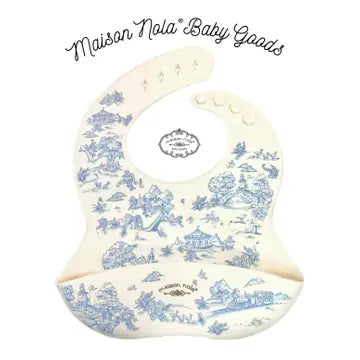 Storyland Toile Silicone Bib - 2 colors